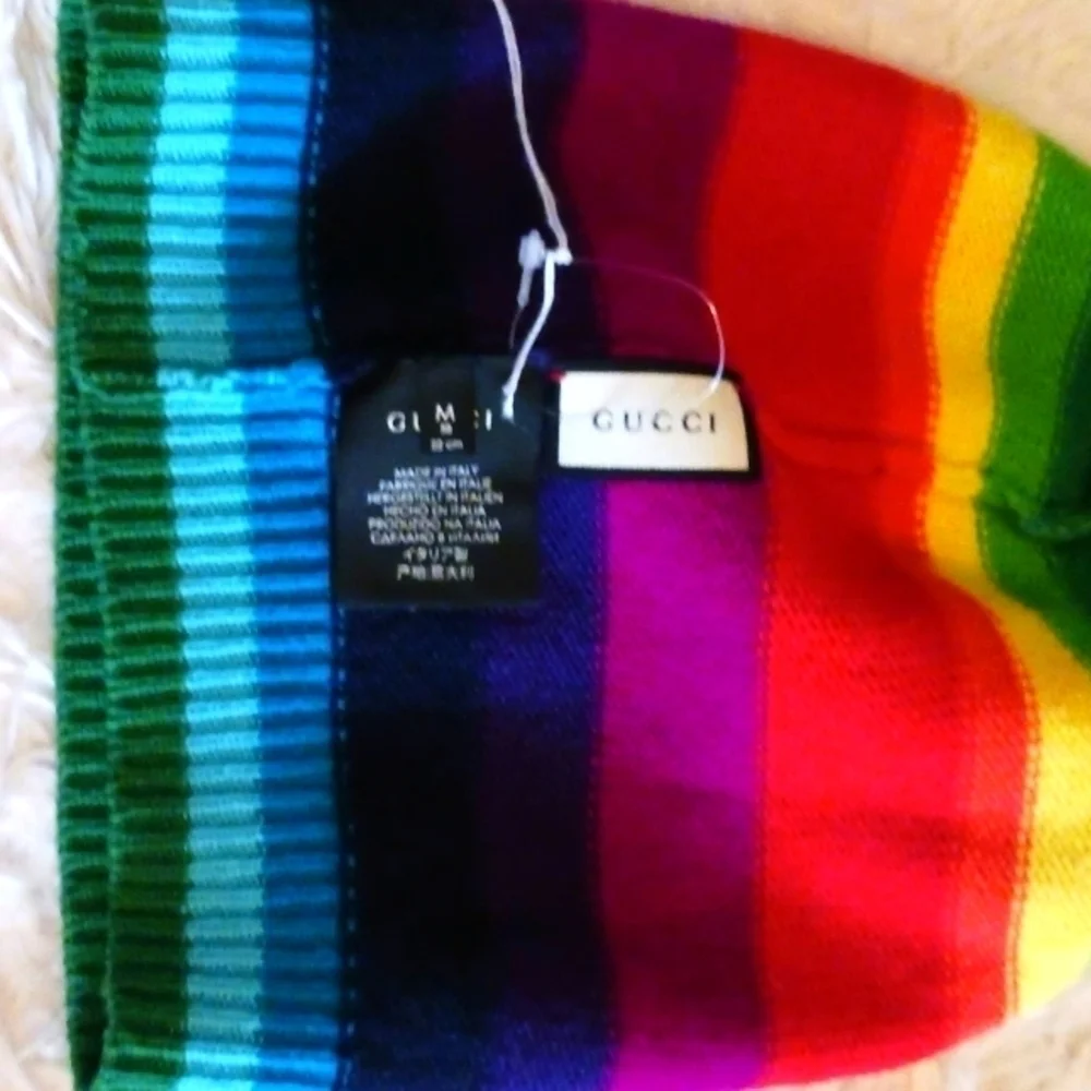 Gucci 2017 Rainbow tiger wool Beanie,special Edition.